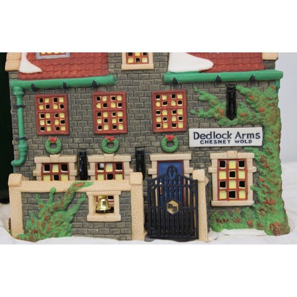 NEW 1994 Dept 56 Heritage Village Dickens' Series Dedlock Arms 5752-5 3rd Ed. - Picture 5 of 16